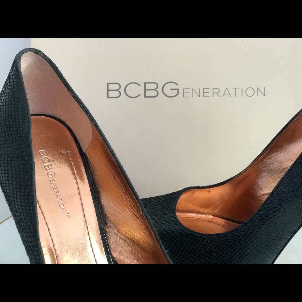 Bcbgeneration Black Leather Pump - image 2